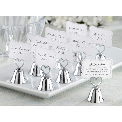 24ct Kate Aspen Kissing Bells Place Card Holder Target