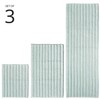 mDesign Cotton Spa Mat Rug for Bathroom, Varied Sizes, Set of 3 - Water Blue - 2 of 4