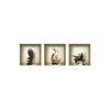 HomeRoots Set of Three Lia Faux Niche 3D Peel and Stick Wall Decals - 3 of 3
