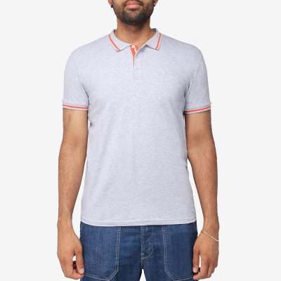 X RAY Men's Basic Short Sleeve Tipped Polo