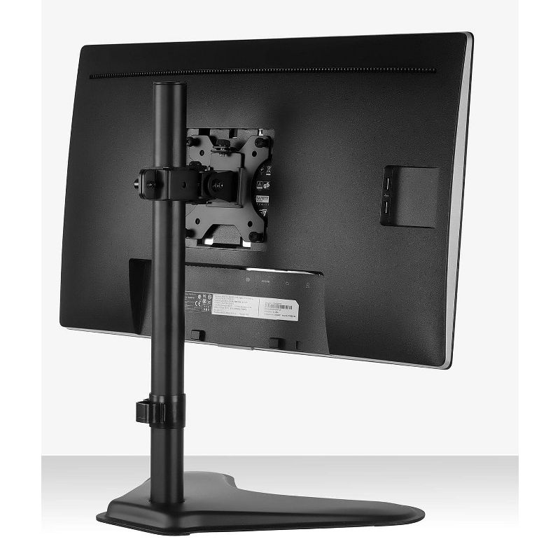 Mount-It! Standing Monitor Stand for Desktops | Single Monitor Mount | Height Adjustable Tilt Swivel Rotating | Fits 21.5 - 32 Inches Computer Screen, 4 of 5