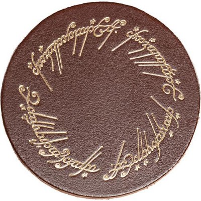 WETA Workshop - Lord Of The Rings - The One Ring (Leather Coaster Set of 4)