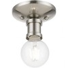 Livex Lighting Lansdale 1 - Light Flush Mount in  Brushed Nickel - 2 of 3