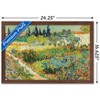 Trends International Garden at Arles by Vincent van Gogh Framed Wall Poster Prints - 3 of 4