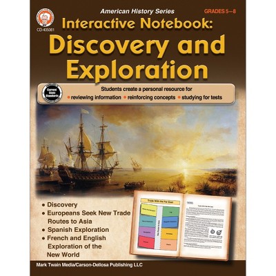 Mark Twain Media Interactive Notebook: Discovery and Exploration Resource Book, Grade 5-8