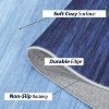 Acekool 4x6 Modern Ombre Washable Rug, Non-Slip Soft Low Pile Area Rug, Non-Shedding Accent Carpet for Living Room, Bedroom, Office, Grey - 3 of 4