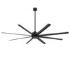 Airsurfer 84-in Matte Black Ceiling Fan, 8 ABS Blades, Lightless, Indoor/Outdoor Use, Remote Included, 6", 12", 24" Downrods - 2 of 4