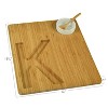 Picnic at Ascot Monogrammed Bamboo Charcuterie, Cheese & Cracker Serving Board - 3 of 3