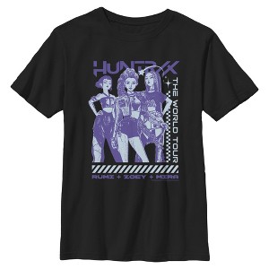 Boys KPop Demon Hunters Rumi Zoey Mira Tour T Shirt - 1 of 4