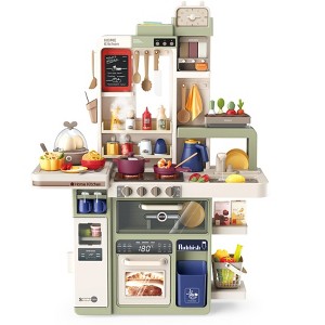 SUGIFT 88-Piece Play Kitchen for Toddlers, Interactive Kids' Playset with Realistic Design, Educational Features, and Fun for Ages 3 and Up - 1 of 4