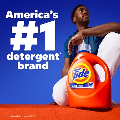 Tide Original HE Deep Cleaning Concentrated Liquid Laundry Detergent Soap - Thumbnail 3