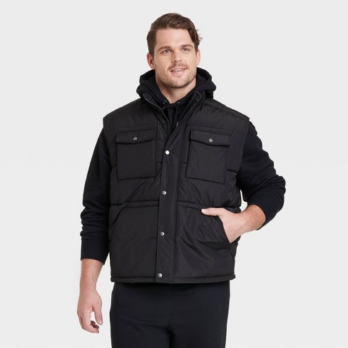 Mens puffer cheap jacket target