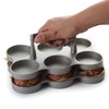 Norpro Nonstick Cast Aluminum Mini Burger Press, Makes 6 Sliders - 4 of 4
