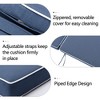 KINWELL Set of 2 Extra Thick Outdoor Chaise Lounge Cushions (5-inch Thick) - 4 of 4