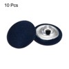 Unique Bargains Blouses Sweater Round Aluminum Cotton Fabric Cloth Covered Buttons 10 Pcs - 3 of 4
