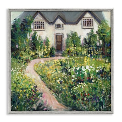 Stupell Industries Rural Floral Cottage Garden Blooms, 17" x 17"