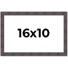 PosterPalooza | Slim Profile Brown Picture Frame - UV Acrylic, Backing Board, Hanging Hardware Included - 2 of 4