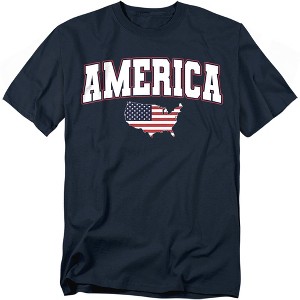 Men's America Arched Flag United States T-Shirt - 1 of 4