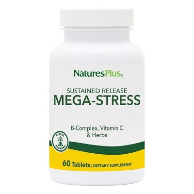Mega Stress Complex Time Release by Nature's Plus  -  60 Sustained Release Tablet
