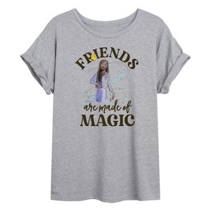 Women's - Disney - Friends Are Made Of Magic Oversized Graphic T-Shirt - 1 of 4