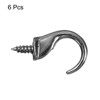 Unique Bargains Zinc Alloy Wall-Mounted Ceiling Hooks with Hardware for Hanging Chandelier - 3 of 4