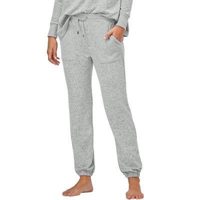 ellos Women's Plus Size Marled Knit Jogger Pants, 10/12 - Marled Grey