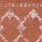 cream, dusty coral, rust