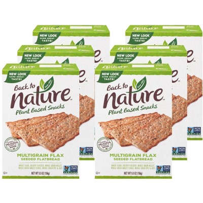 Photo 1 of Back To Nature Multigrain Flax Seeded Flatbread - Case of 6/5.5 oz
best by June 2024 