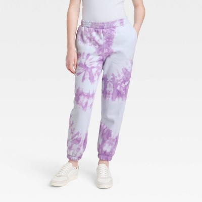 purple jogger pants