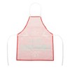 Unique Bargains Christmas Aprons Linen Red White Green 21.65"x26.77" 1 Pcs - 4 of 4