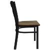 Emma and Oliver 2 Pack "X" Back Metal Restaurant Chair - 4 of 4