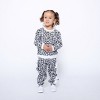 Mixed Up Clothing Kids Sweatshirt and Jogger Set - Black/White/Hello - 3 of 4
