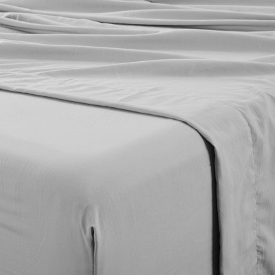 Silver Gray Microfiber California King Sheet Set