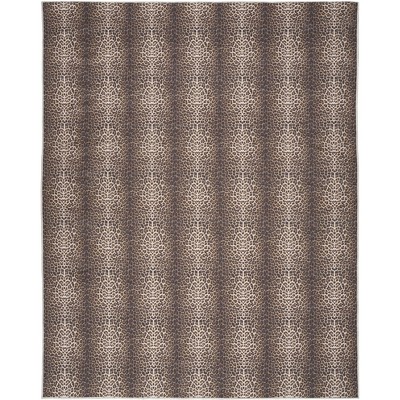 Nourison Washables Leopard Modern Indoor Non-Skid Area Rug
