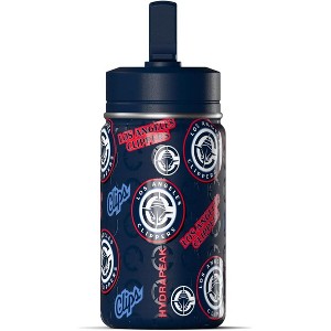 NBA Los Angeles Clippers 14oz Kids Stainless Steel Water Bottle With Straw Lid and Flexible Handle - 1 of 4