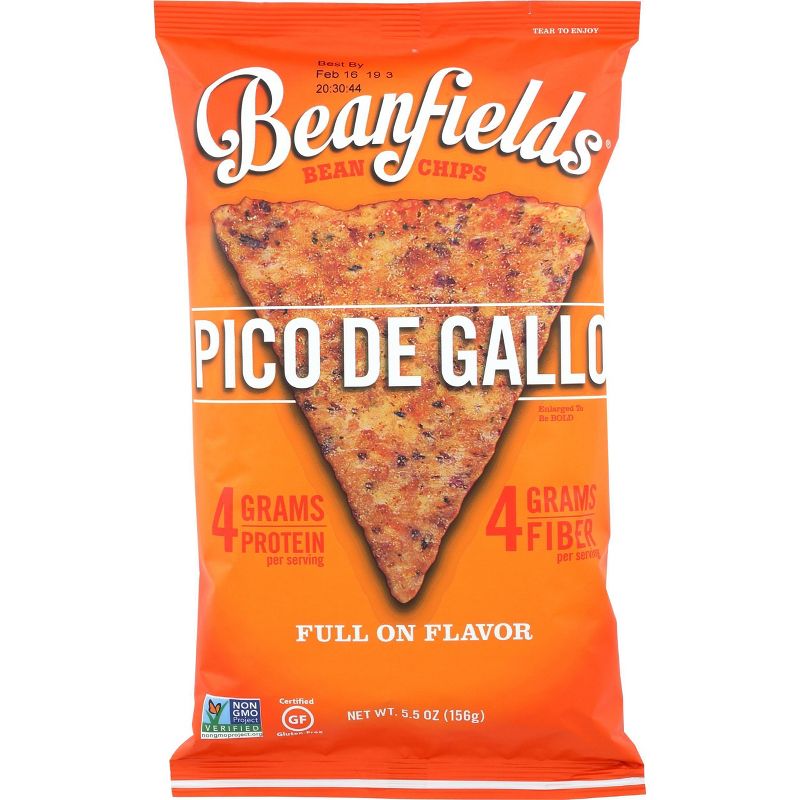 Beanfields Pico de Gallo Bean Chips - 36oz/6pk, 1 of 4