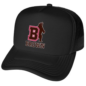 Official Brown University Primary Logo Foam Snapback Trucker Hat - for Men and Women Black, Black, One Size - 1 of 4