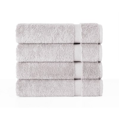 black and silver towel sets