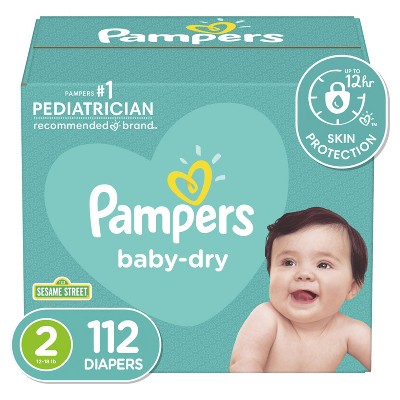 Pampers Baby Dry Diapers Super Pack - Size 2 - 112ct