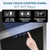 ZAFRO 145 Can Beverage Fridge, 4.4Cu.Ft Cooler with Adjustable Thermostat & Glass Door for Beer/Wine, Bar/Office - 2 of 4