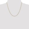 Black Bow Jewelry 1.1mm 10k Yellow Gold Solid Round Snake Chain Necklace - 2 of 4
