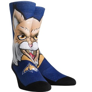 Rock Em Elite Montana State Bobcats Mascot NCAA Licensed Crew Socks - 1 of 1