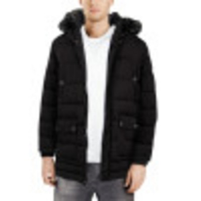 X RAY Men's Hooded Puffer Jacket Winter Parka Jacket Warm Ski Coat