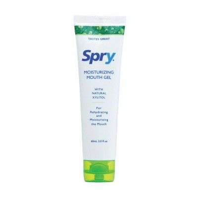 Moisturizing Mouth Gel Spearmint by Spry  -  2 oz Gel