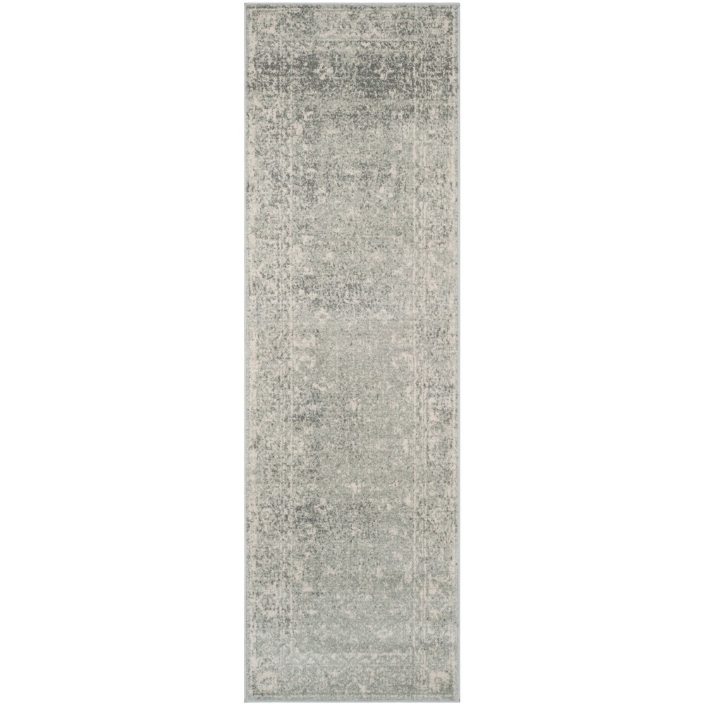  Runner Asteria Evoke Rug Silver/Ivory