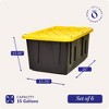 HOMZ Durabilt 27 Gallon Heavy Duty Storage Tote with Lid - 4 of 4