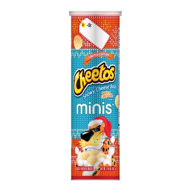 Cheetos Minis Snowy Cheese Balls White Cheddar - Take Home - 3.625oz