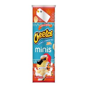 Cheetos Minis Holiday Snowy Cheese Balls White Cheddar Take Home - 3.625oz - 1 of 4