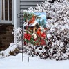 Briarwood Lane Winter Garden Flag 12x18 For Outdoor Cardinals and Poinsettias For Winter Garden Flag Flags For Outside - 4 of 4