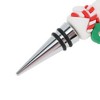 Unique Bargains Two-Wire Short Christmas Tree Stopper Aluminum Alloy TPE Green Black Silver Tone 1 Pc - 3 of 3